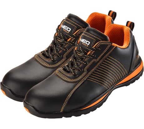 Кожаные рабочие полуботинки NEO Tools SВ стальной подносок размер 39 82-100