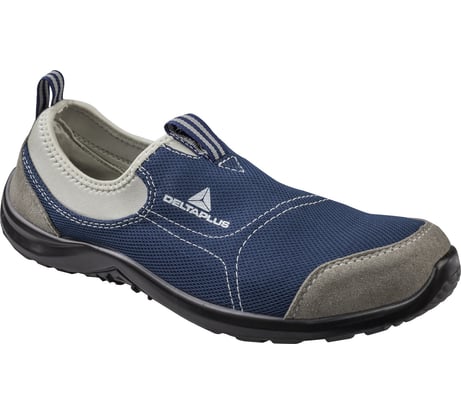Полуботинки Delta Plus MIAMIS1P с металлическим защитным подноском, серый/синий цвет, р. 38 MIAMISPGB38