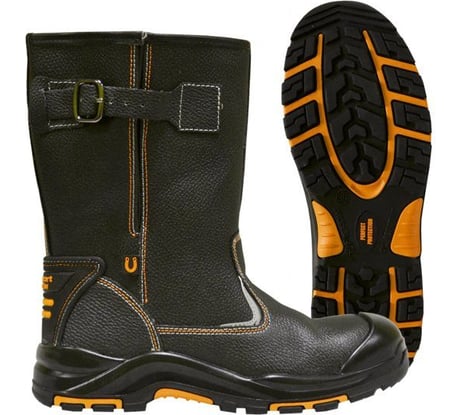 Сапоги СПРУТ perfect protection-кевлар ПУ-Нитрил цельноюфтевые с ПП и АС р. 42 115459