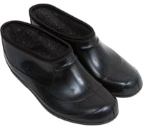Галоши садовые фирма СТЕП ПВХ утеплённые Step, черный, 40 00-00000236