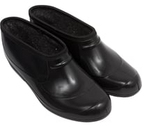 Галоши садовые фирма СТЕП ПВХ утеплённые Step, черный, 42 00-00000238