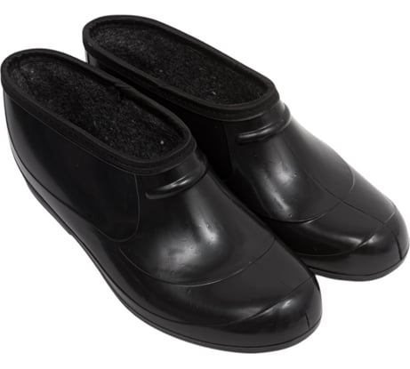 Галоши садовые фирма СТЕП ПВХ утеплённые Step, черный, 42 00-00000238