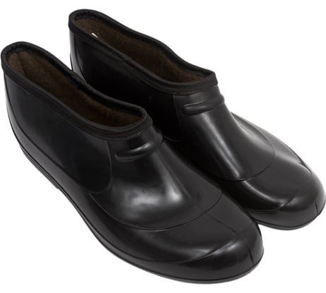 Галоши садовые фирма СТЕП ПВХ утеплённые Step, черный, 46 00-00000242