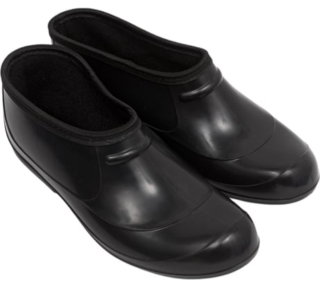 Галоши садовые фирма СТЕП ПВХ утеплённые Step, черный, 47 00-00004477