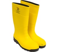 Защитные сапоги PolyTech ПУ/ПУ металлический подносок S4, цвет желтый/черный, размер 46 PolyTech YB-S4-46
