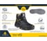 Ботинки кожаные с металлическим подноском Delta Plus JUMPER3 S1P SRC, черные, р.37 JUMP3SPNO37 2