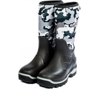 Сапоги с комбинированным верхом из ПУ галоши с подошвой литьевого метода крепления, с ходовым слоем подошвы из резины и голенищем из многослойного материала ТЗРО С960 мод."Harweld" (р. 300)