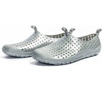 Тапочки для купания из ПВХ школьные "Флиппер" ТЗРО С440-мтз (серые) (р. 187)