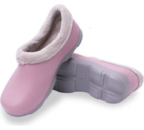 Галоши утепленные двухцветные женские OYO 2D.GL.U пудровый/серый 37 32443926