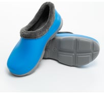 Галоши утепленные двухцветные женские OYO 2D.GL.U синий/серый 37