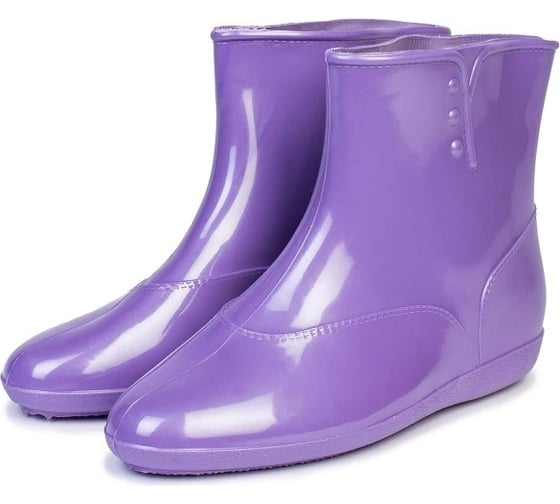 Сапожки литьевые из ПВХ женские ТЗРО С615-мтз, сиреневый (р. 232) 1