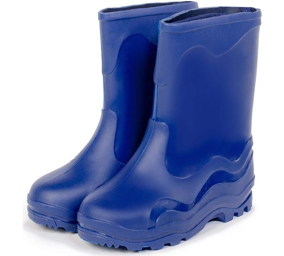 Сапожки литьевые из ПВХ ТЗРО С300-мтз малодетские, без вкл. чулка, синий (р. 135) 1