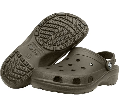 Сабо фирма СТЕП ЭВА медицинские с ремешком и перфорацией, модель 3, олива, размер 36 00-00003701