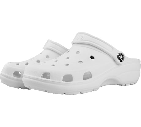 Сабо фирма СТЕП ЭВА медицинские с ремешком и перфорацией, модель 3, белый, размер 44 00-00002725