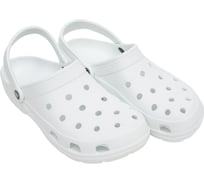 Сабо фирма СТЕП ЭВА медицинские с ремешком и перфорацией, модель 3, белый, размер 43 00-00002724