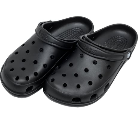 Сабо фирма СТЕП ЭВА медицинские с ремешком и перфорацией, модель 3, черный, размер 42 00-00003693