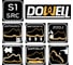Сандалии рабочие DOWELL композитный подносок, S1 SRC, натур. кожа, чёрные, размер 45 D82070-45 5