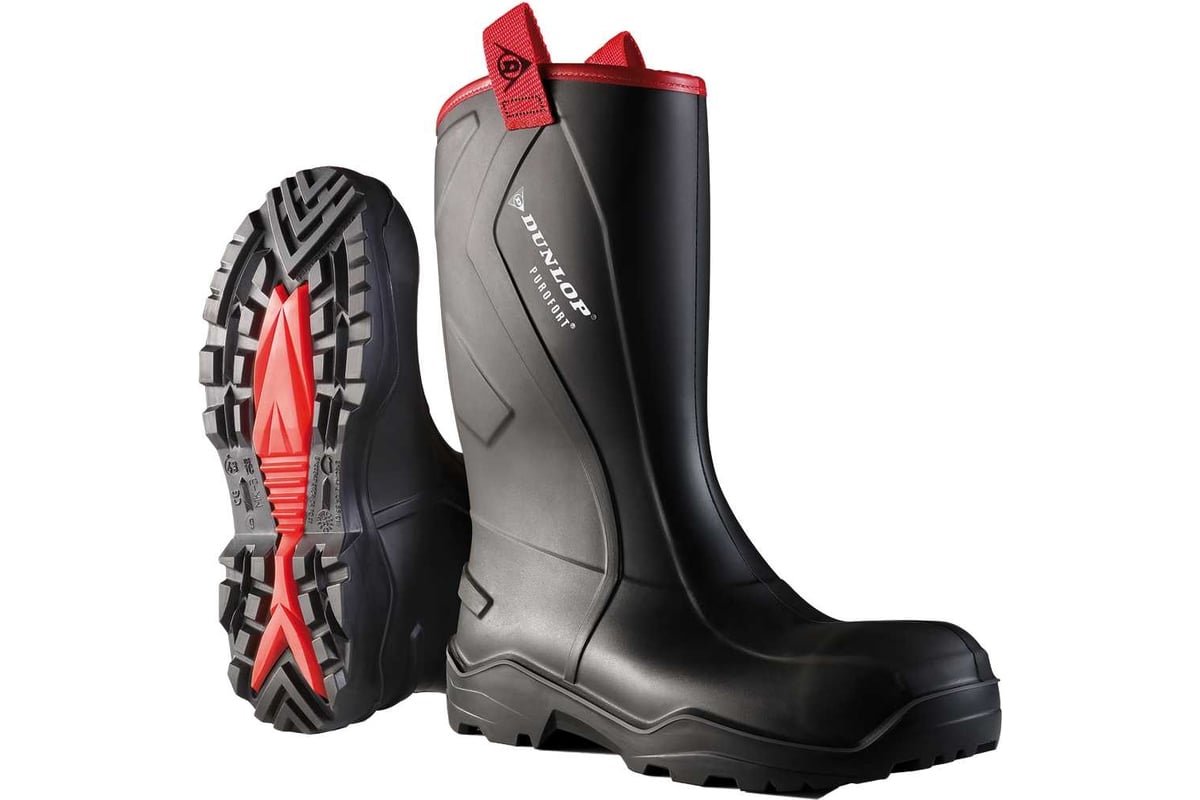 Steel Toe Stiefel Dunlop Purofort Dunlop Purofort Black Full Safety Wellington Boots With Steel Toe