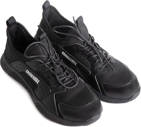 Полуботинки рабочие DOWELL композитный подносок, S1P SRC, текстиль+иск. кожа, кевл. стелька, чёрные, размер 46 D82156-46