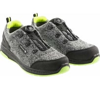 Полуботинки рабочие HOEGERT TECHNIK KEMINITZ LACE SYSTEM S1PS SR FO серый меланж/зеленый, р.40 HT5K578-40