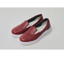 Слипоны женские AMPAR "FLORA" цвет темно-красный, размер 40 770217-40