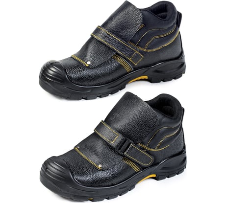 Ботинки рабочие БЕРТА Flex сварщика кожа с композитным подноском и металлической стелькой, размер 40 573-40