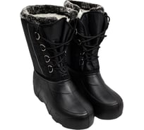 Сапоги мужские на галоше из ЭВА БАРСПРОФИ Б-16 на шнуровке, 40 см, черные, размер 45 38702