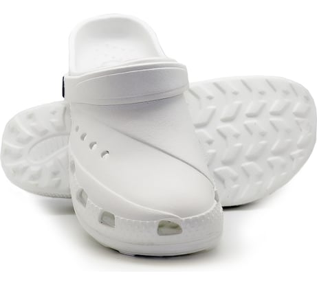 Сабо женские из ЭВА белые с ремешком Прабо 601/06 р-р 41 4346