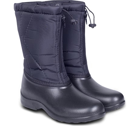 Сапоги женские на галоше из ЭВА Прабо 321 на молнии, 28 см, черные, размер 40 26887