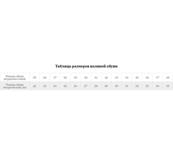 Валенки обрезиненные ИВАРУС р. 44 320 (44)