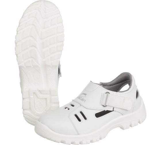 Полуботинки с перфорацией, сандалии Luscan ПУ, МП белые, размер 39 1977603 1