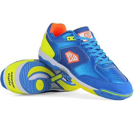 Полуботинки кроссовые AS4 Inferno indoor 180321 blue/yellow 4690222184327