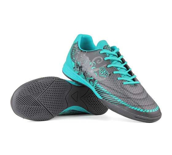 Полуботинки кроссовые AS4 Furia Indoor 221022 Octopus black/turquoise 4690222181623