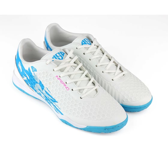 Полуботинки кроссовые AS4 Inferno Indoor 204A18 white/blue 4690222181364