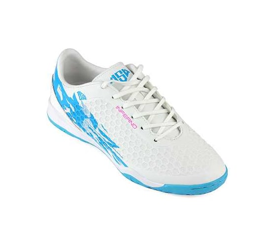 Полуботинки кроссовые AS4 Inferno Indoor 204A18 white/blue 4690222181364