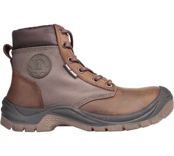 Ботинки Safety Jogger DAKAR (ДАКАР) с МП и МС, нубук ПУ/ПУ (коричневые/BRN) (47), Бот 159/47 1