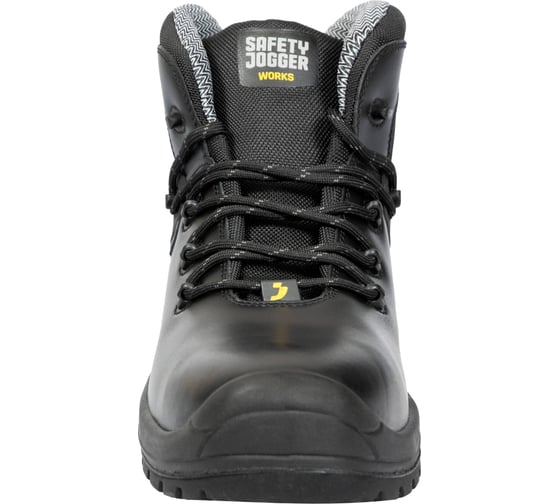 Ботинки Safety Jogger Х430 с КП и КС, кожа, ПУ/резина (черный /BLK) (48), Бот 247/48
