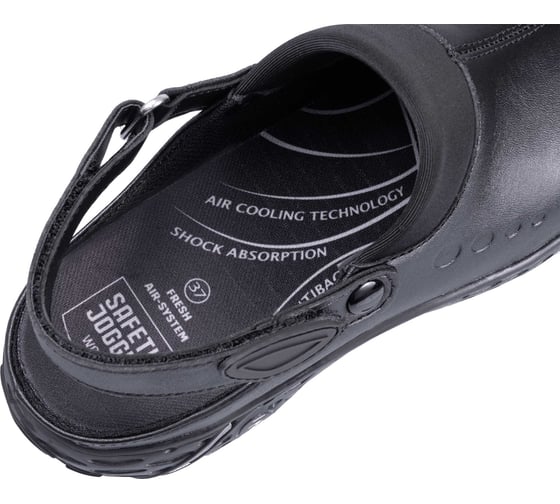 Полуботинки Safety Jogger DANY (ДЕНИ) (тип сабо) женские, иск кожа, ЭВА/резина (черный/BLK) (39), КРО 4349/39