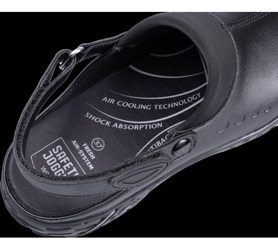 Полуботинки Safety Jogger DANY (ДЕНИ) (тип сабо) женские, иск кожа, ЭВА/резина (черный/BLK) (37), КРО 4349/37
