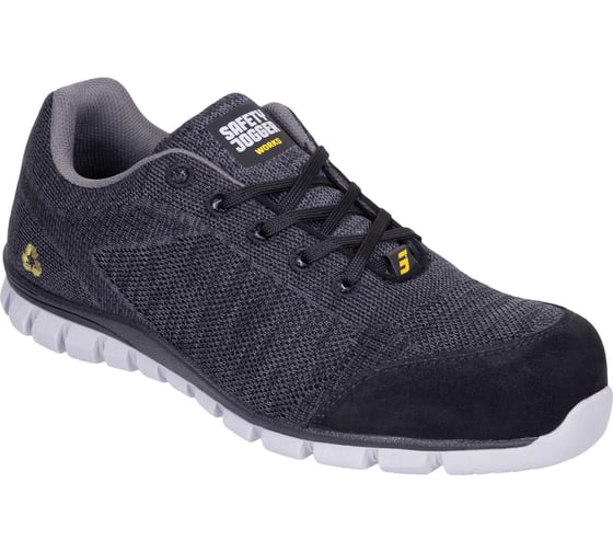 Полуботинки Safety Jogger MORRIS (МОРРИС) с КП и КС, текстиль, ЭВА/резина (черный/BLK) (47), Пол 072/47