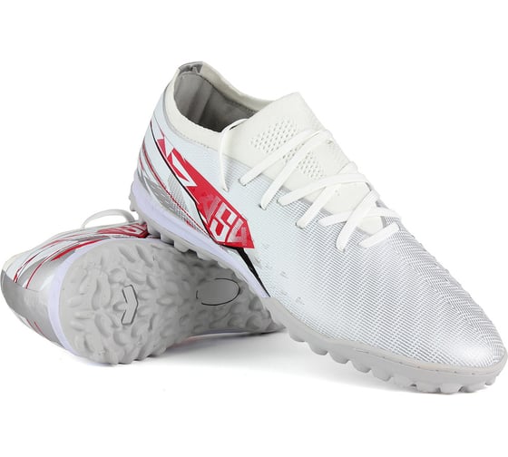 Полуботинки кроссовые AS4 Inferno Turf 230217 silver/red 4690222183986