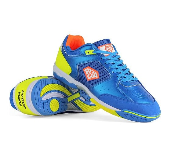 Полуботинки кроссовые AS4 Inferno indoor 180321 blue/yellow 4690222184303