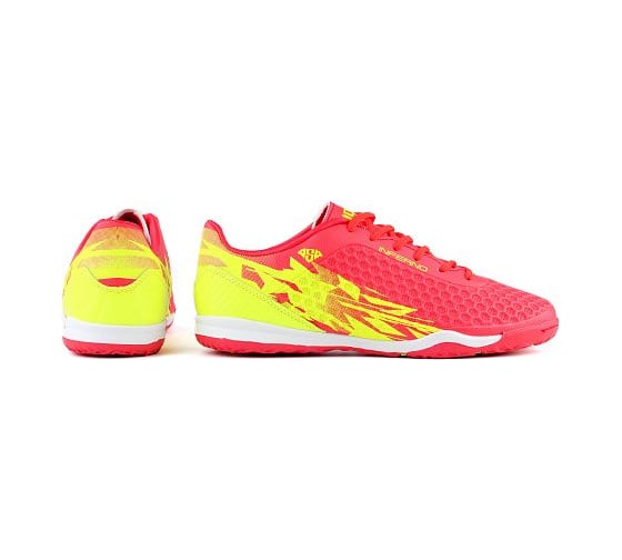 Полуботинки кроссовые AS4 Inferno indoor 204A18 red/lime 4690222175301