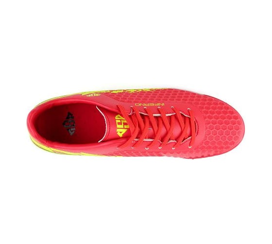 Полуботинки кроссовые AS4 Inferno indoor 204A18 red/lime 4690222175301