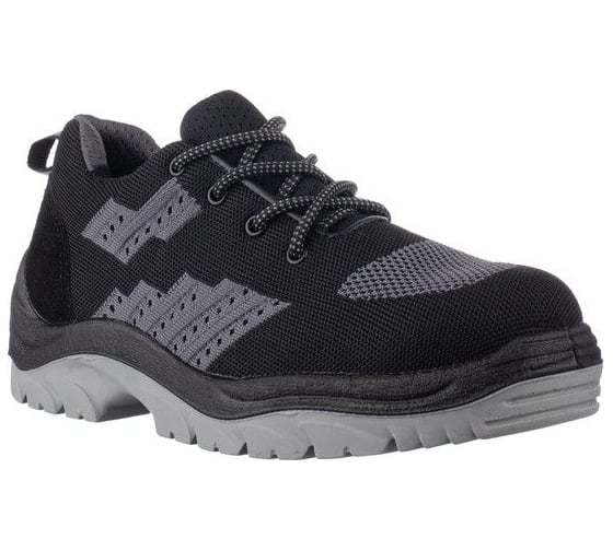 Полуботинки ZEGERA URSUS ВЕКТОР ПУ/ТПУ, металлический подносок, текстиль, цвет черный/серый БОТ24331.23 размер 36 БОТ24331.23 - ЧЕРНЫЙ/СЕРЫЙ/36 1