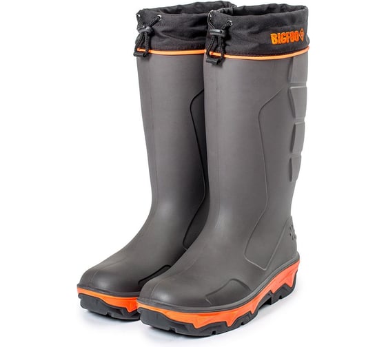 Сапоги утепленные литьевые из полиуретана ТЗРО C1001 BIGFOOT на двухслойной подошве, с текстильной манжетой с кулиской из водооталкивающего материала, с вкладным чулком, размер (р. 277) С1001, (р. 277) 1
