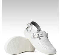 Туфли Almi Женя типо сабо, 2 ремешка, белый 38 размер 4640060139713