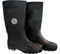 Сапоги S ПВХ с МП, р. 44/S, черные 130537
