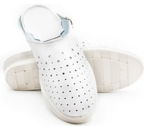 Сабо из искусственной кожи Прабо женские белые р-р 39 62808