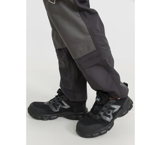 Рабочие полуботинки DOWELL кевл.стелька, композитный подносок, чёрные, BOA р-р 47 D82200-47